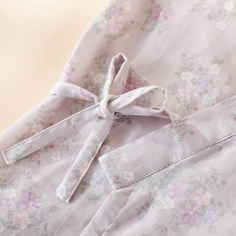 Floral Cotton Gauze Nightgown | Soft Breathable Fabric | Women's Sleepwear