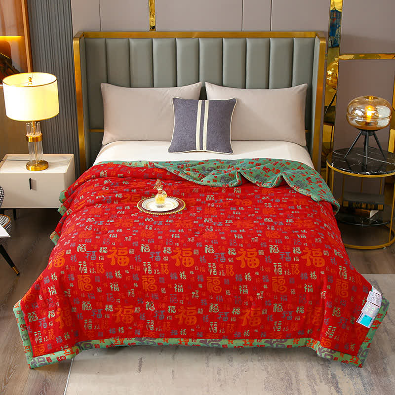 Summer Quilt | Reversible Soft Cotton | Full/Queen Size