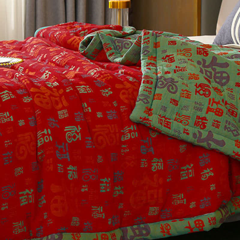 Summer Quilt | Reversible Soft Cotton | Full/Queen Size