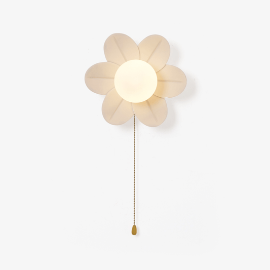 Flowers Wall Lamp | Resin & PC | White