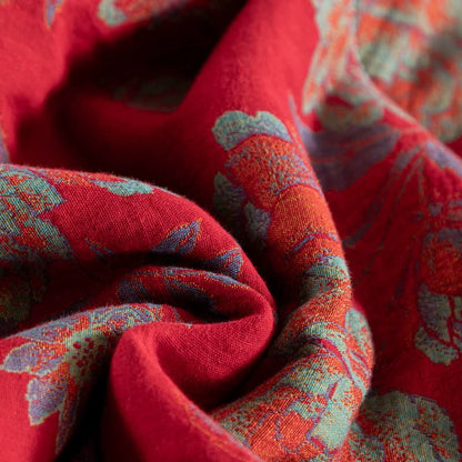 Retro Floral Cotton Summer Quilt | Double-Layer Design | Available in Twin, Full, Queen, King Sizes
