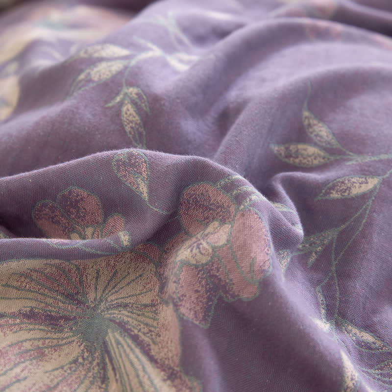 Cotton Gauze Coverlet | Soft Breathable Fabric | Twin Size
