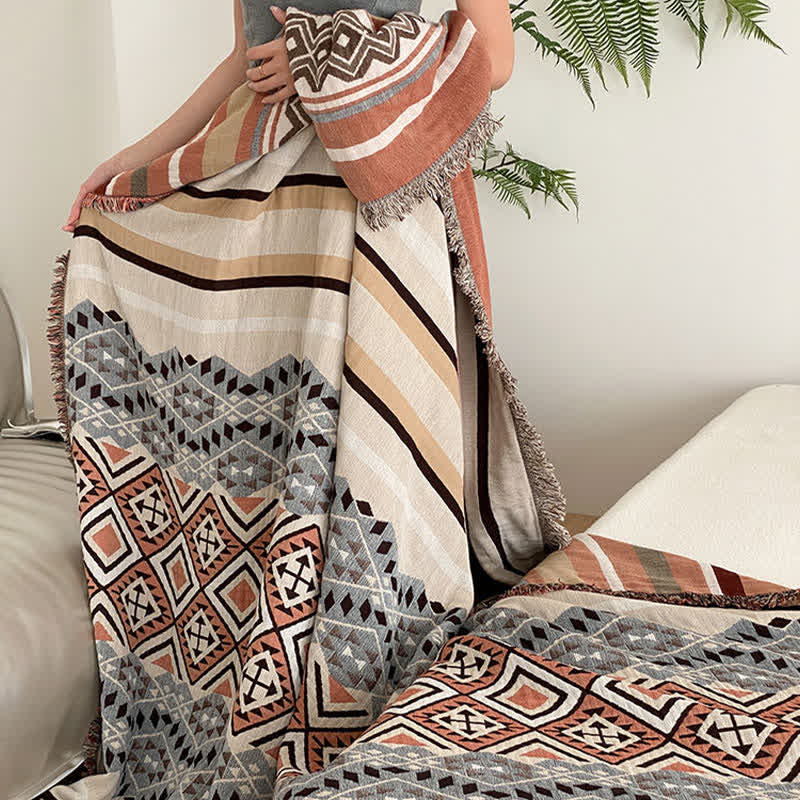 Animal Print Cotton Gauze Quilt | Eco-Friendly | Full/Queen Size Options