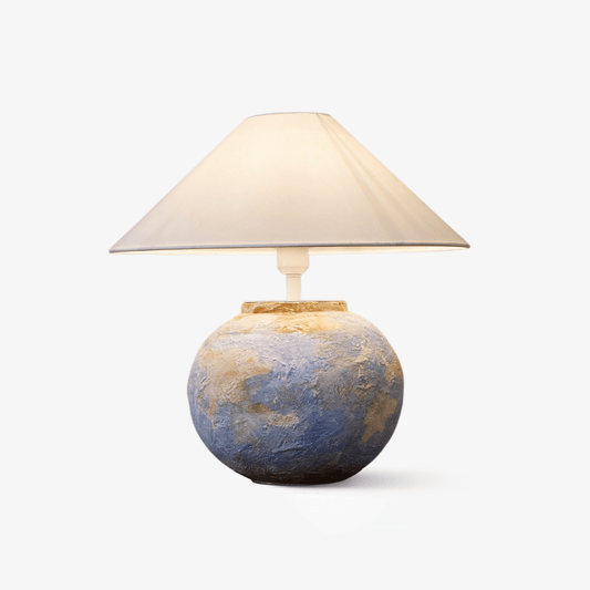 Aquarelle Terra Table Lamp | Ceramic Base | Blue