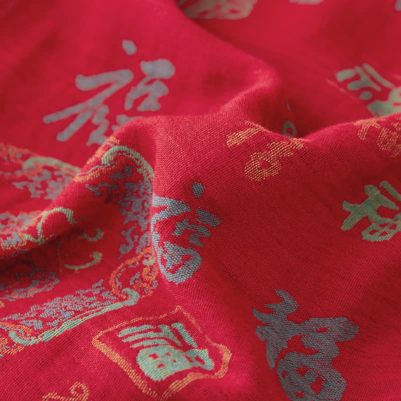 Cotton Reversible Coverlet | Double-layer Jacquard | Multiple Sizes