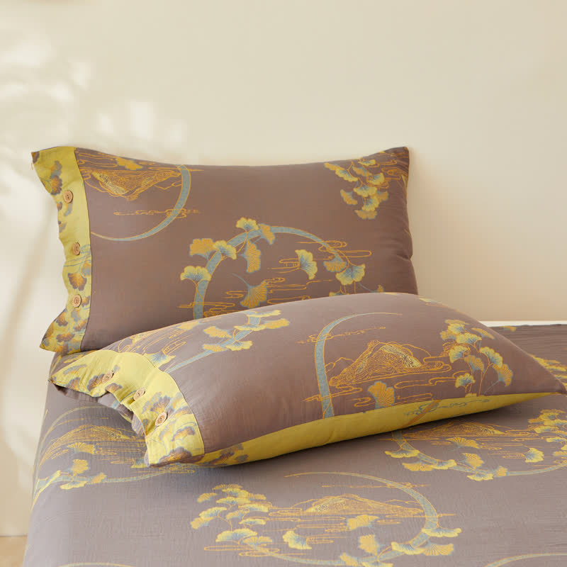 Reversible Cotton Coverlet | Jacquard Design | Multiple Sizes Available