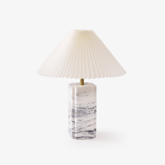 Bianca Marble Table Lamp | Marble | White