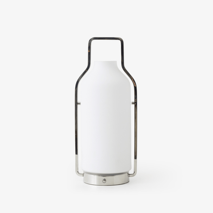 Vintara Lantern Table Lamp | Metal & Glass | Warm White