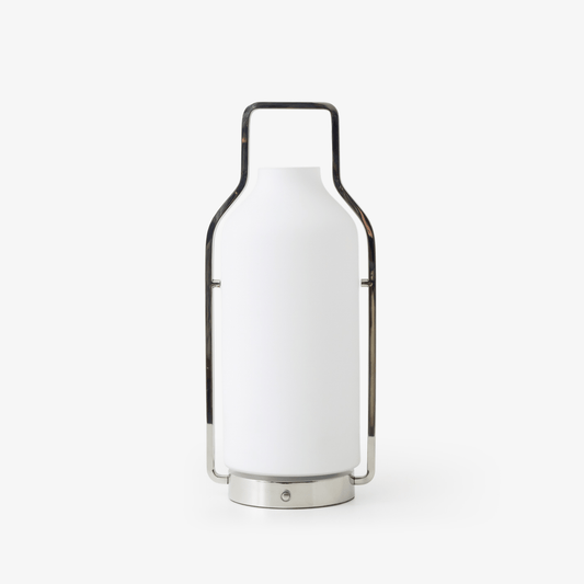 Vintara Lantern Table Lamp | Metal & Glass | Warm White