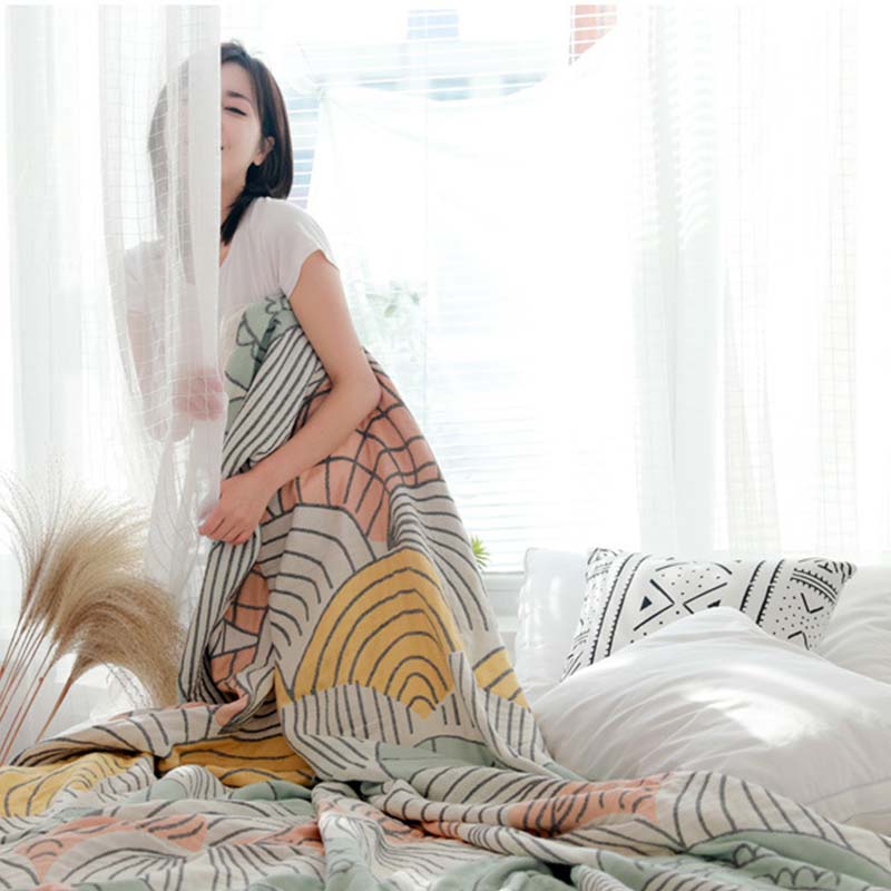 Cotton Quilt | Shell Print | Reversible Design | Full/Queen Size