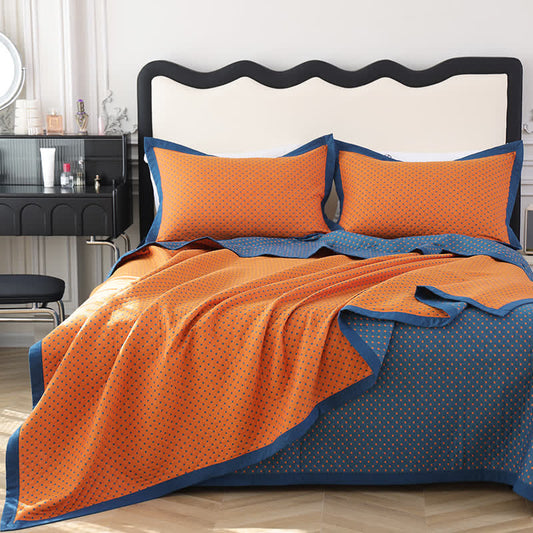 Cotton Gauze Quilt | Reversible Organic Cotton | Full, Queen, King Sizes