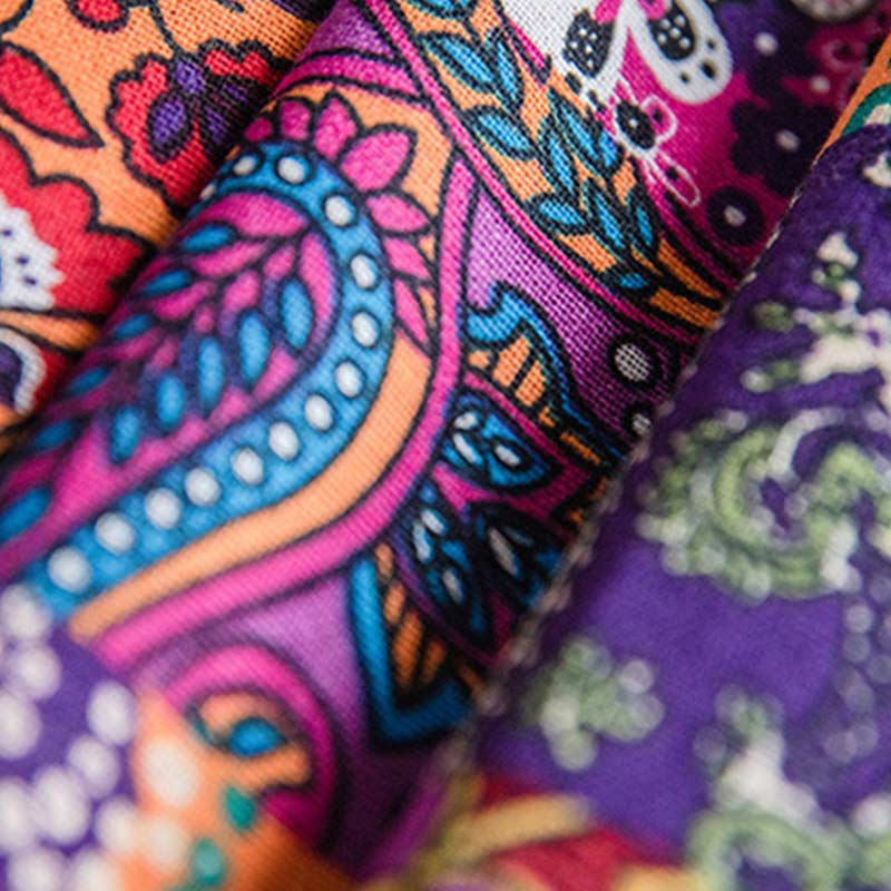 Boho Window Curtains | Cotton & Linen | Semi-Blackout