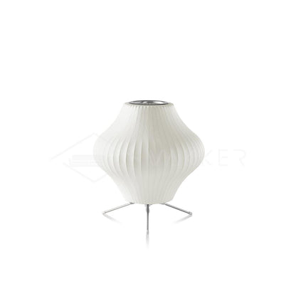 Nelson Tripod Table Lamp | Chrome & White | 4 Sizes Available