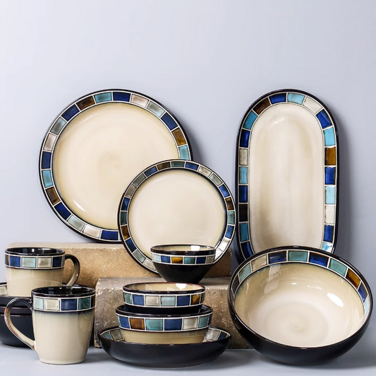 Hyra Dinnerware Set | Stoneware | 4, 6, or 8 Person Sets