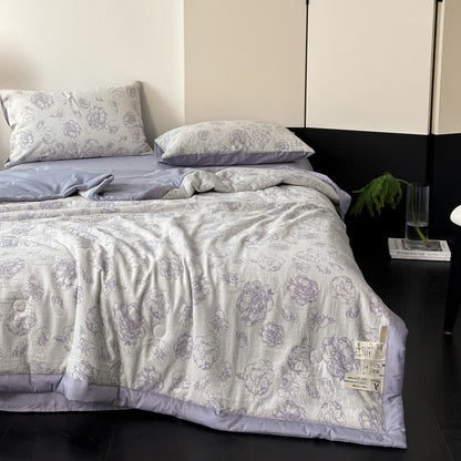 Cotton Gauze Bedding Set | 100% Organic Cotton | 4-Piece Full/Queen