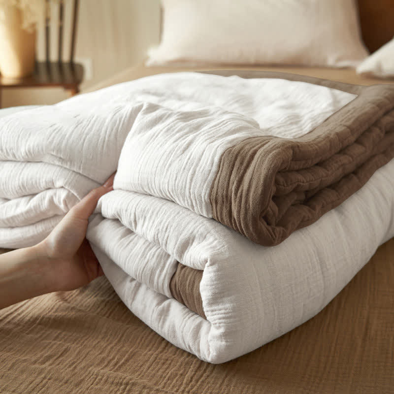 Double Layer Gauze Bedding Set | 100% Organic Cotton | Full & Queen Sizes