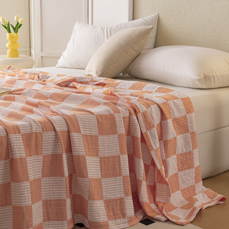 Checkerboard Quilt | 100% Organic Cotton | Full & Queen Sizes