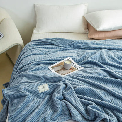 Lightweight Throw Blanket | Soft Polyester | Full Size 71"x79"