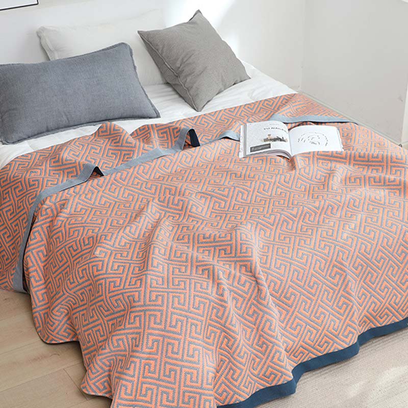 Reversible Summer Quilt | 100% Organic Cotton | King Size