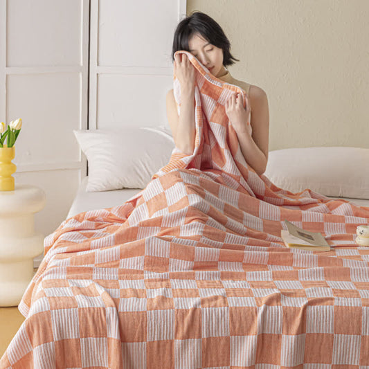 Checkerboard Quilt | 100% Organic Cotton | Full & Queen Sizes