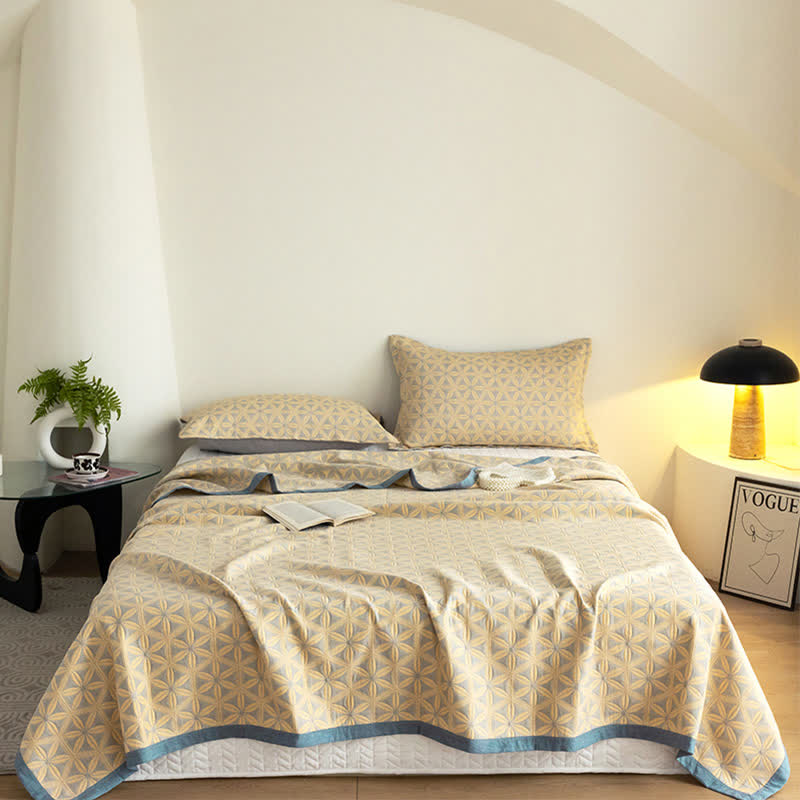 Cotton Gauze Quilt Set | Organic Cotton | Queen Size with 2 Pillowcases