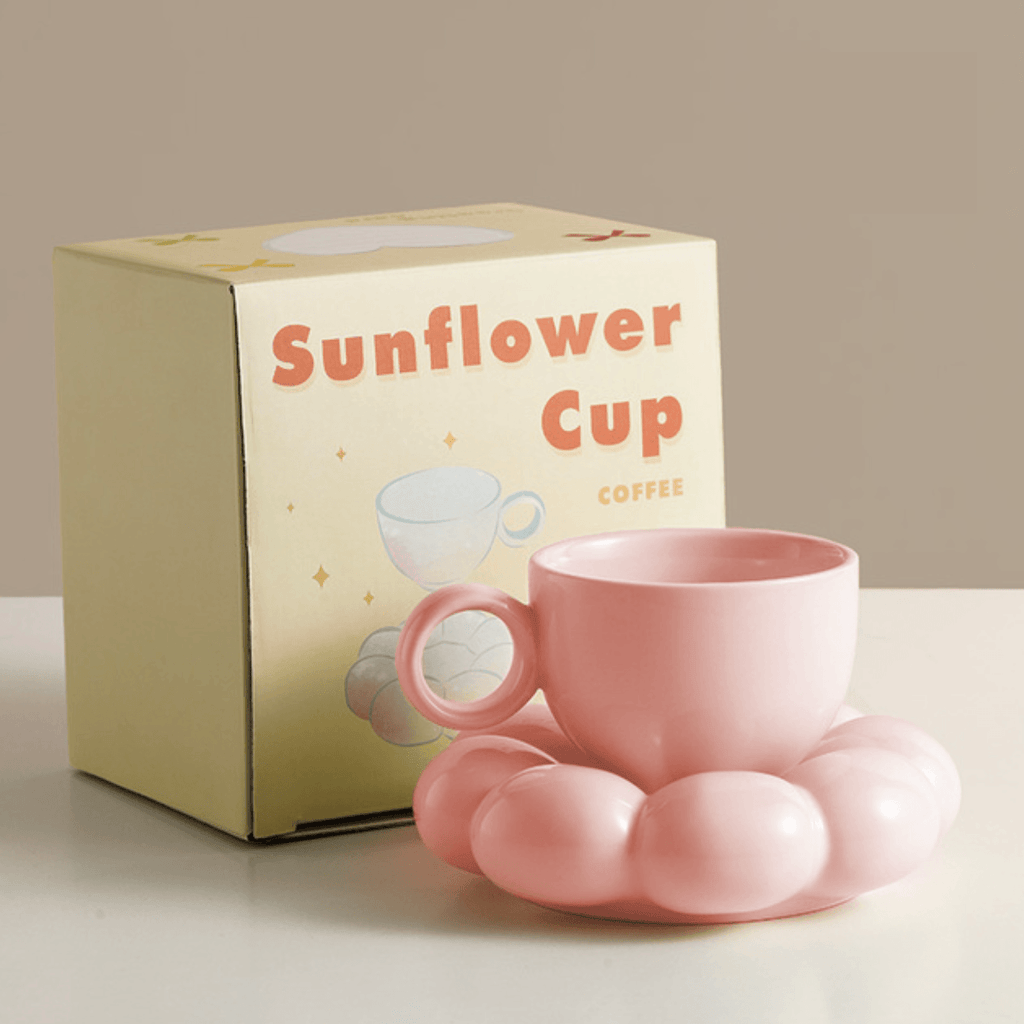 Ceramic Coffee Mug | 200ml with Cloud Plate