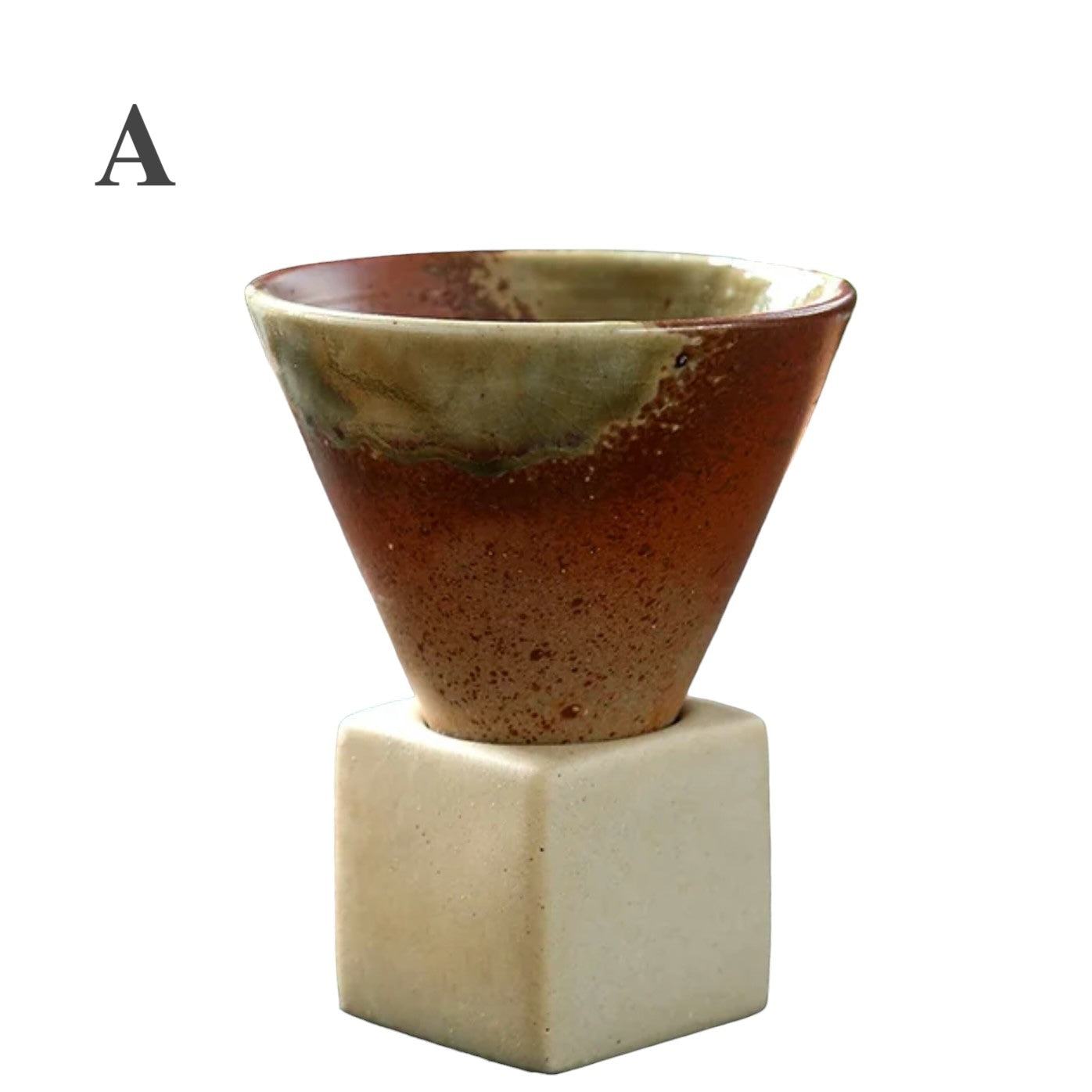 Ceramic Coffee Mug | Retro Design | 200ml