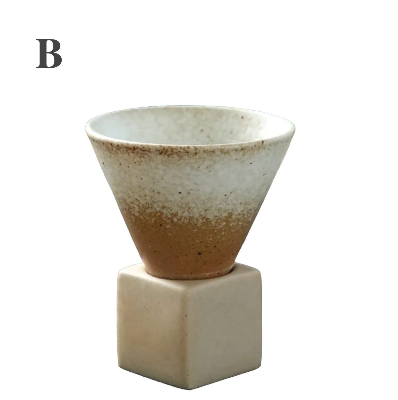 Ceramic Coffee Mug | Retro Design | 200ml