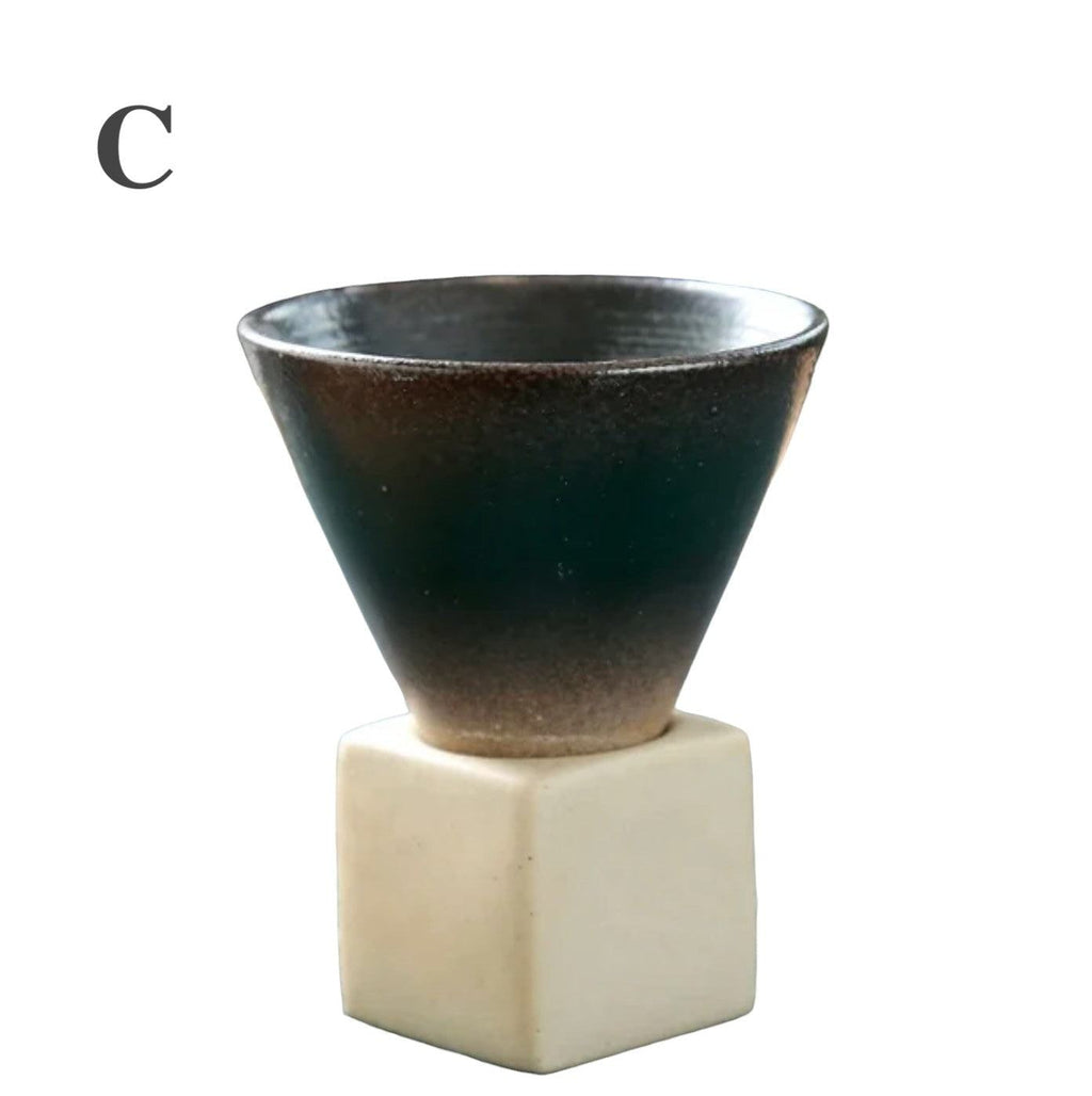 Ceramic Coffee Mug | Retro Design | 200ml
