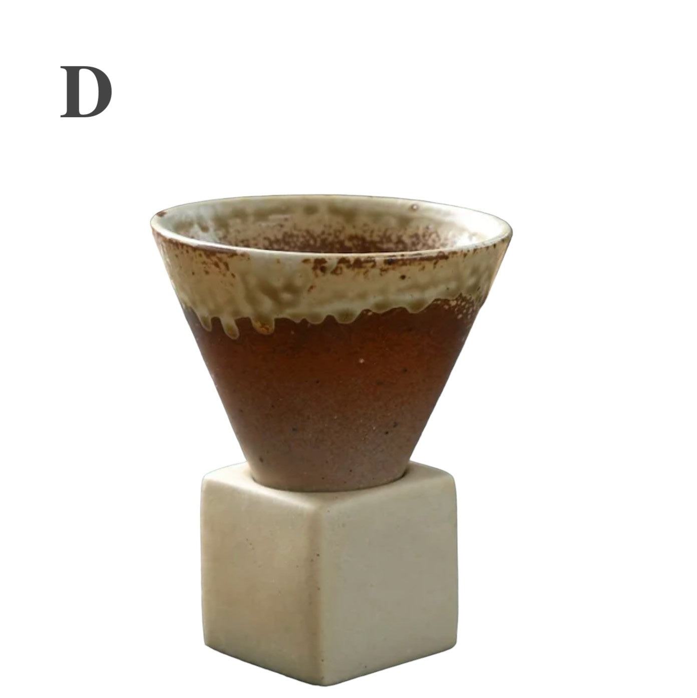 Ceramic Coffee Mug | Retro Design | 200ml