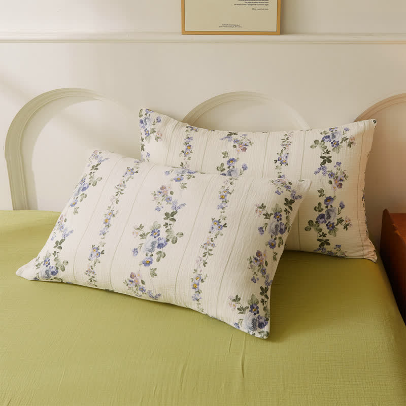 Cotton Gauze Quilt Set | Organic Cotton | Full/Queen Size with Pillowcases