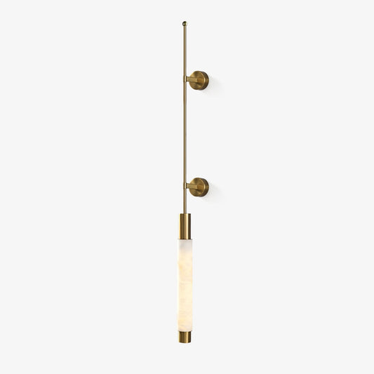 Alabaster Wall Sconce | Brass Finish | 3 Sizes Available