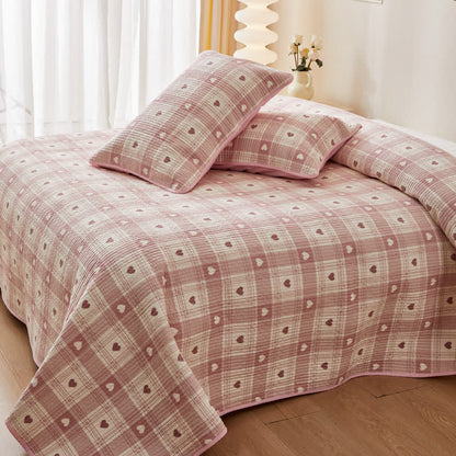 Cotton Quilted Bedding Set | Eco-Friendly & Breathable | 3-Piece Set