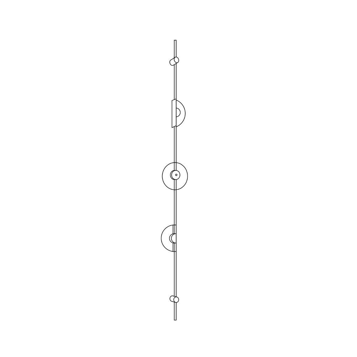 Alabaster Wall Sconce | Vertical Design | White