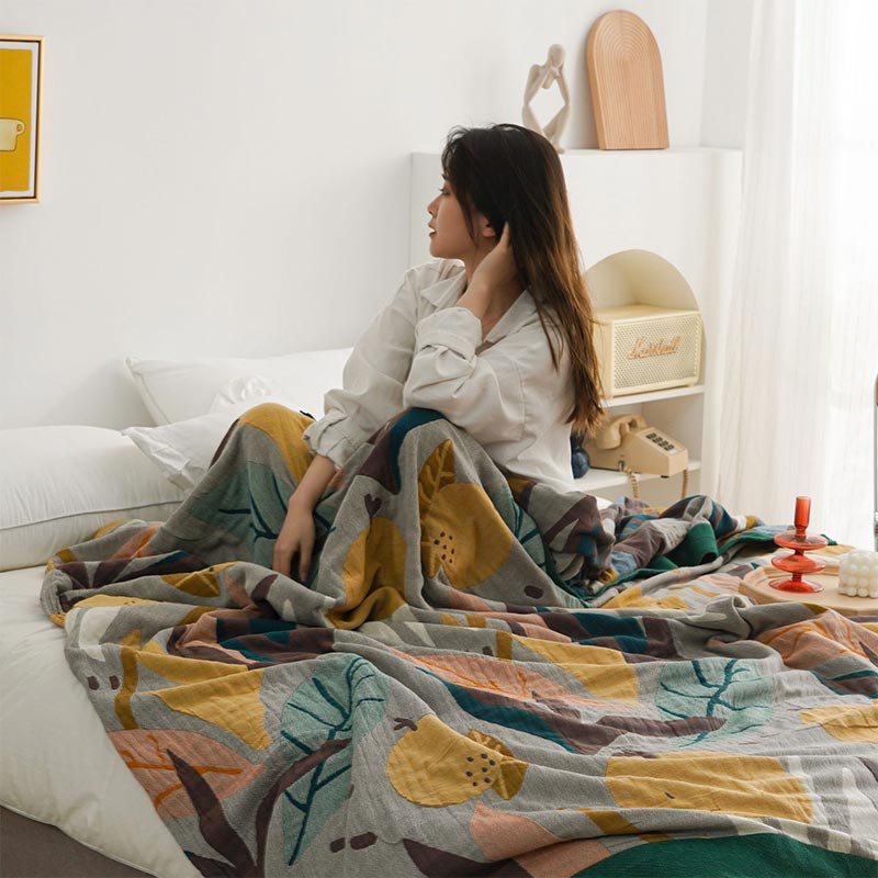 Reversible Cotton Quilt | Lightweight & Breathable | Full/King Size