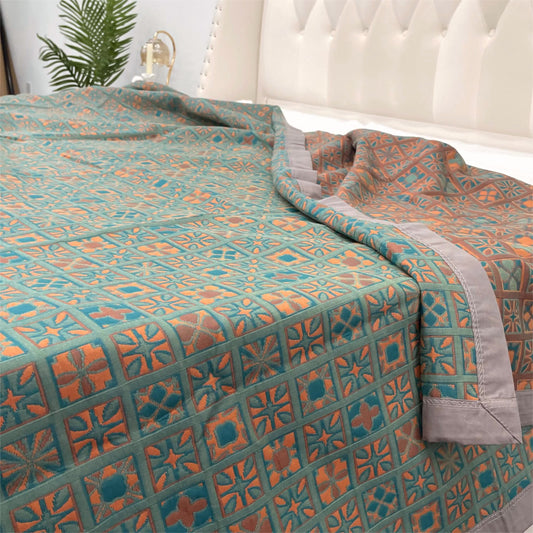 Reversible Cotton Quilt | Eco-Friendly Organic Cotton | Full/Queen Size Options