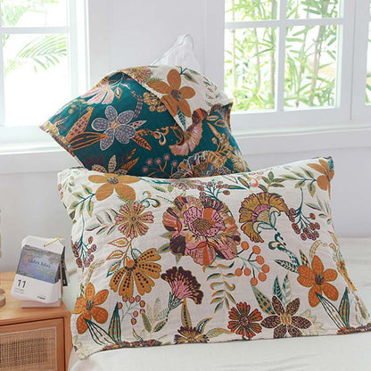Cotton Gauze Pillow Towels | Breathable & Skin-Friendly | Set of 2