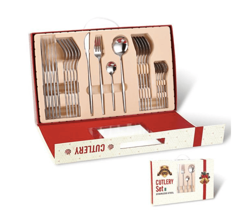 Cutlery Set | Stainless Steel | 24pcs