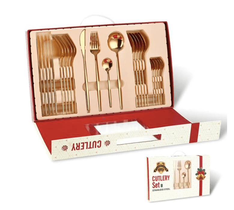 Cutlery Set | Stainless Steel | 24pcs