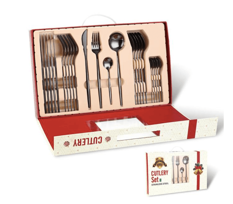 Cutlery Set | Stainless Steel | 24pcs