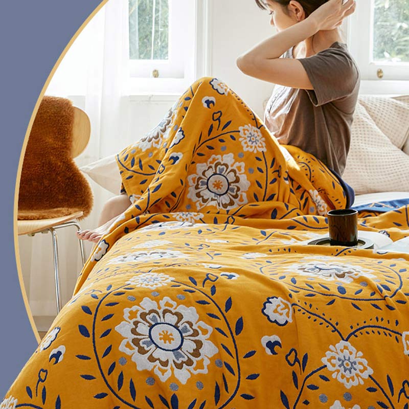 Cotton Reversible Quilt | 100% Organic Cotton | White | Full/Queen/King Sizes
