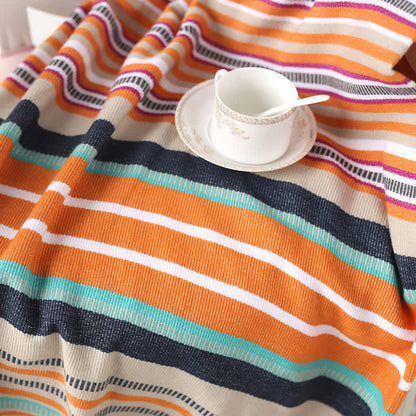Rainbow Blanket | Soft Acrylic | 45" x 59"