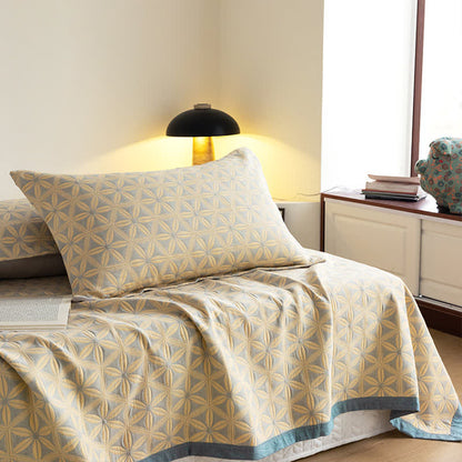 Cotton Gauze Quilt Set | Organic Cotton | Queen Size with 2 Pillowcases