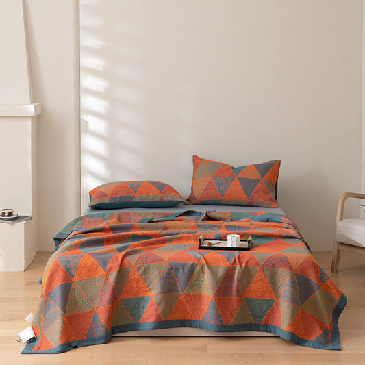 Reversible Quilt | 100% Organic Cotton | Full/Queen/King Sizes