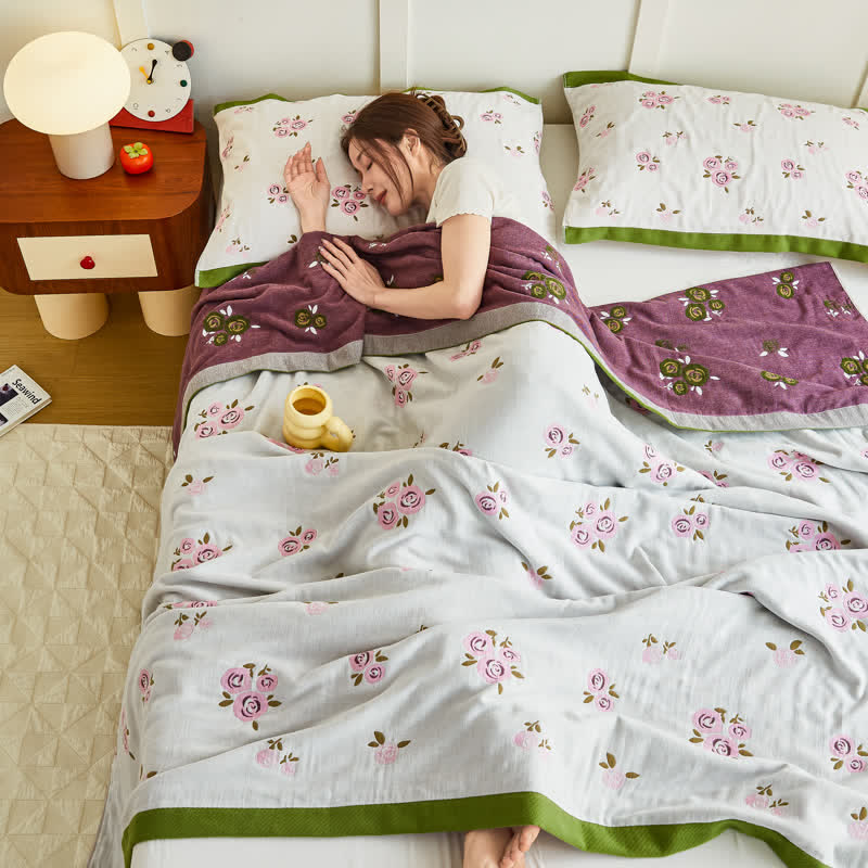 Cotton Gauze Quilt Set | 100% Organic Cotton | Full/Queen Size