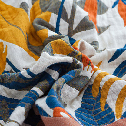 Cotton Quilt | Reversible Boho Floral Design | Full/Queen/King Sizes