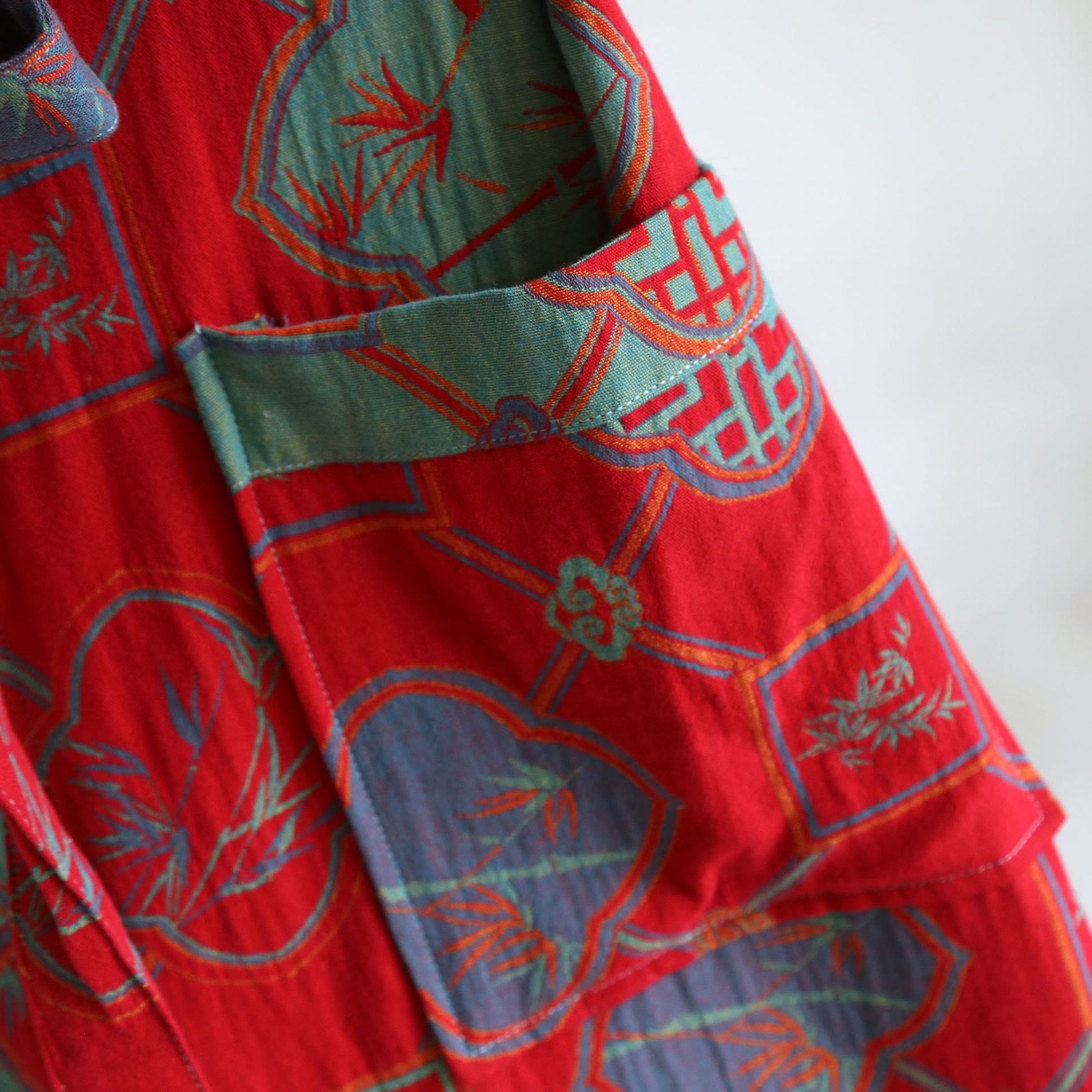 Cotton Bathrobe | Retro Design | Elegant Loose Fit