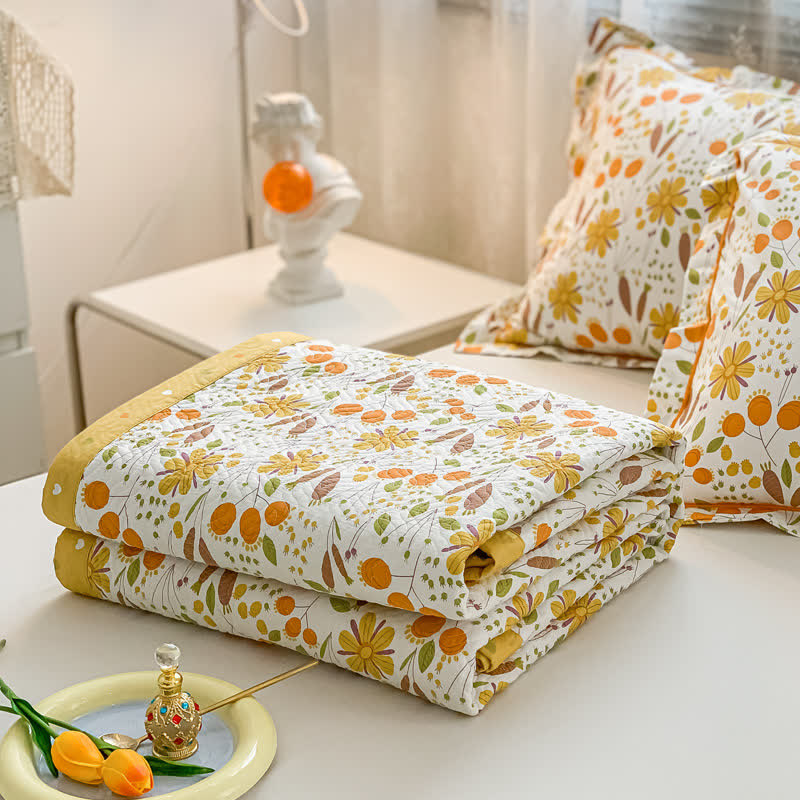 Cotton Coverlet Set | 100% Organic Cotton | Queen & King Sizes