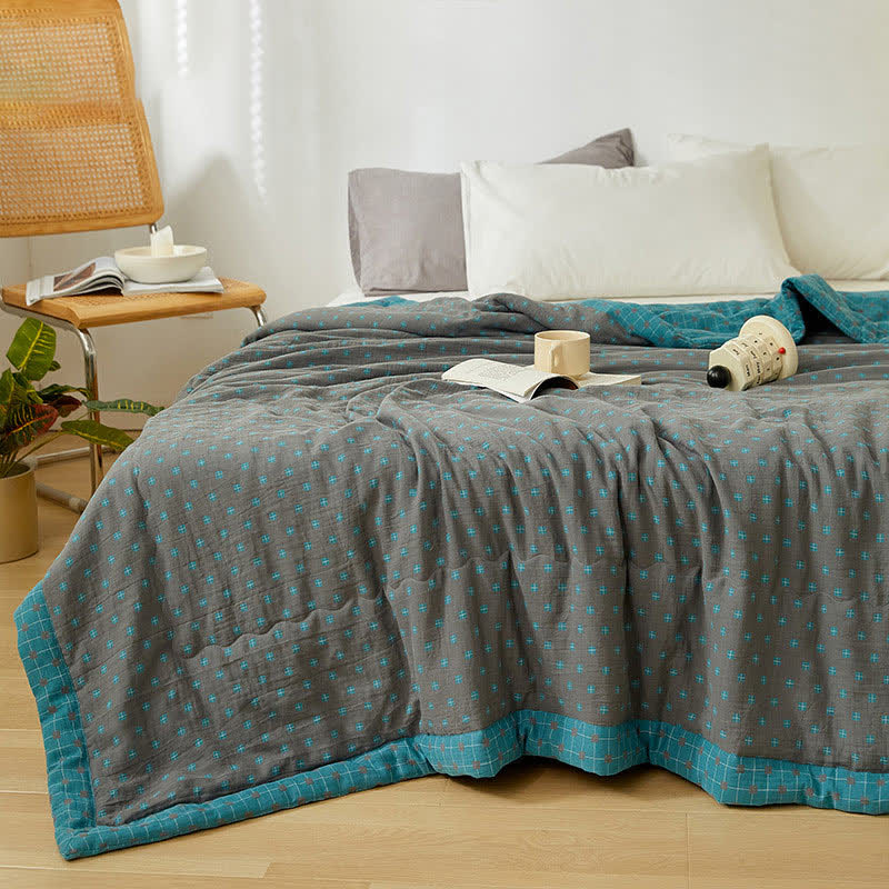 Reversible Cotton Quilt | 100% Organic Cotton | Full/Queen/King Sizes