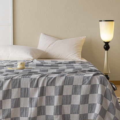 Checkerboard Quilt | 100% Organic Cotton | Full & Queen Sizes